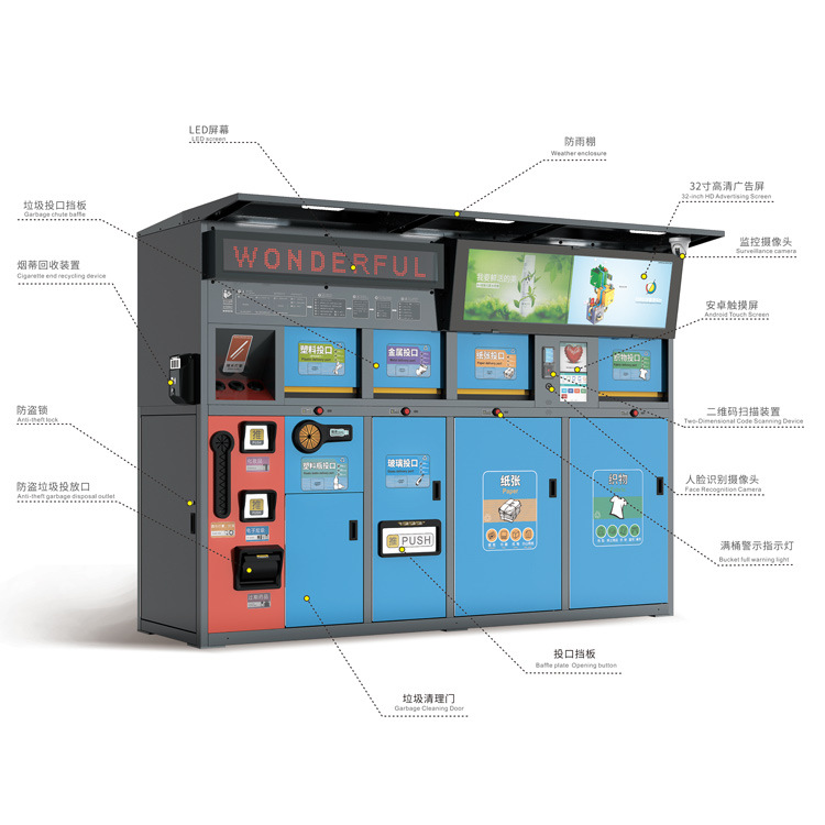 智能分類垃圾收集箱
